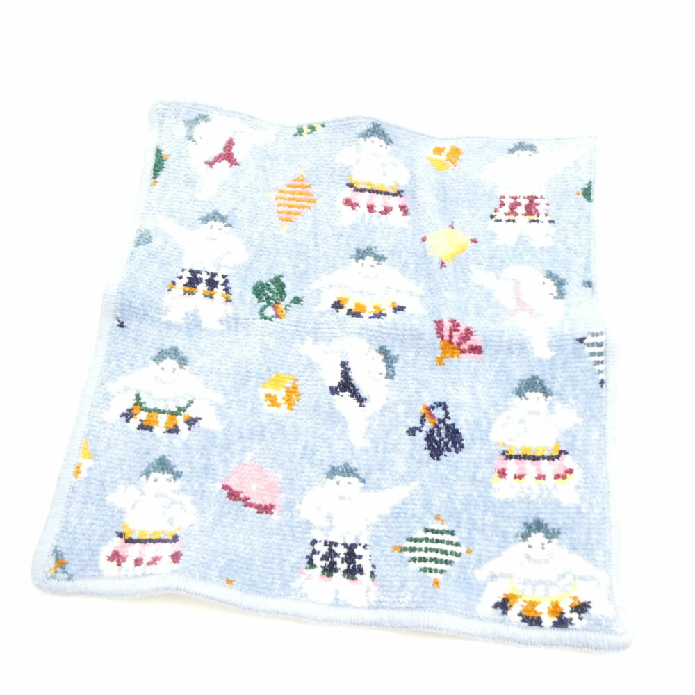 美品 LOVERARY BY FEILER フェイラー ハッケヨイ タオルハンカチ 相撲 AY7363 【中古】