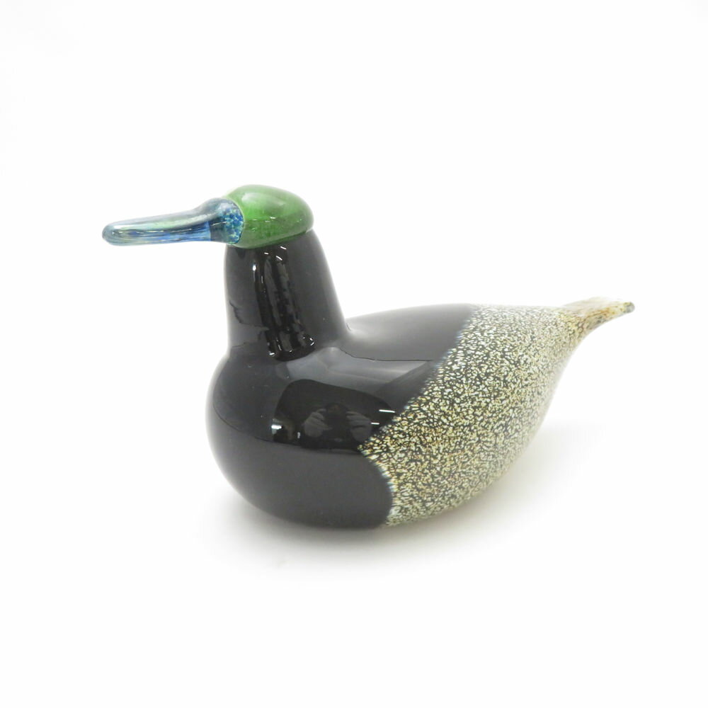 美品 iittala イッタラ Birds by Toikka バードバイトイッカ バード SORSAUROS/MALE DUCK 鳥 置物 オブジェ 北欧 インテリア SC9401Q3 【中古】