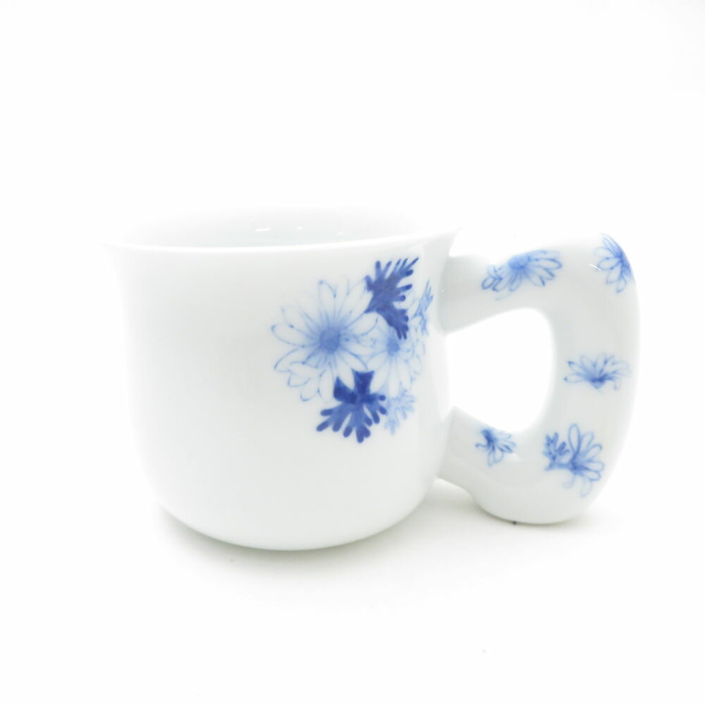 美品 Fukagawa Seiji 深川製磁 マーガレット モーニングカップ コップ 有田焼 SY13420D2 【中古】