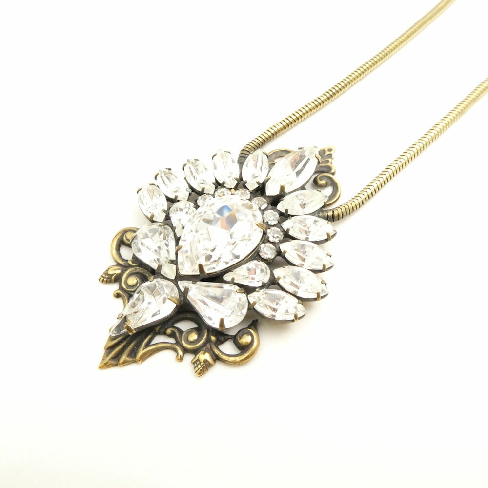 美品 AUDEN オーデン ネックレス ビジュー レディース AM7497 【中古】