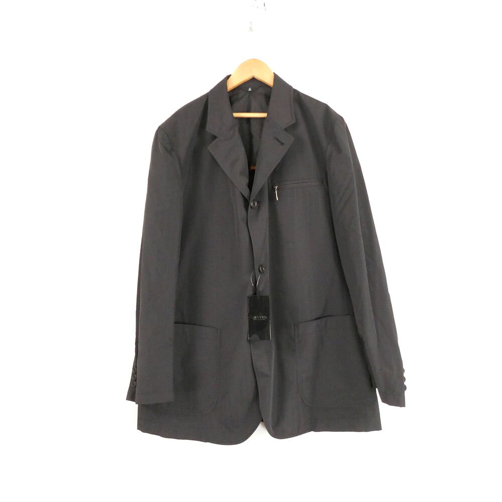 乐天商城 - 美品 LANVIN COLLECTION ランバンコレクション ジャケット 50 (おおよそL想定) ナイロン他 古着 アウター 背抜き 2ボタン メンズ AY7484A5 【中古】