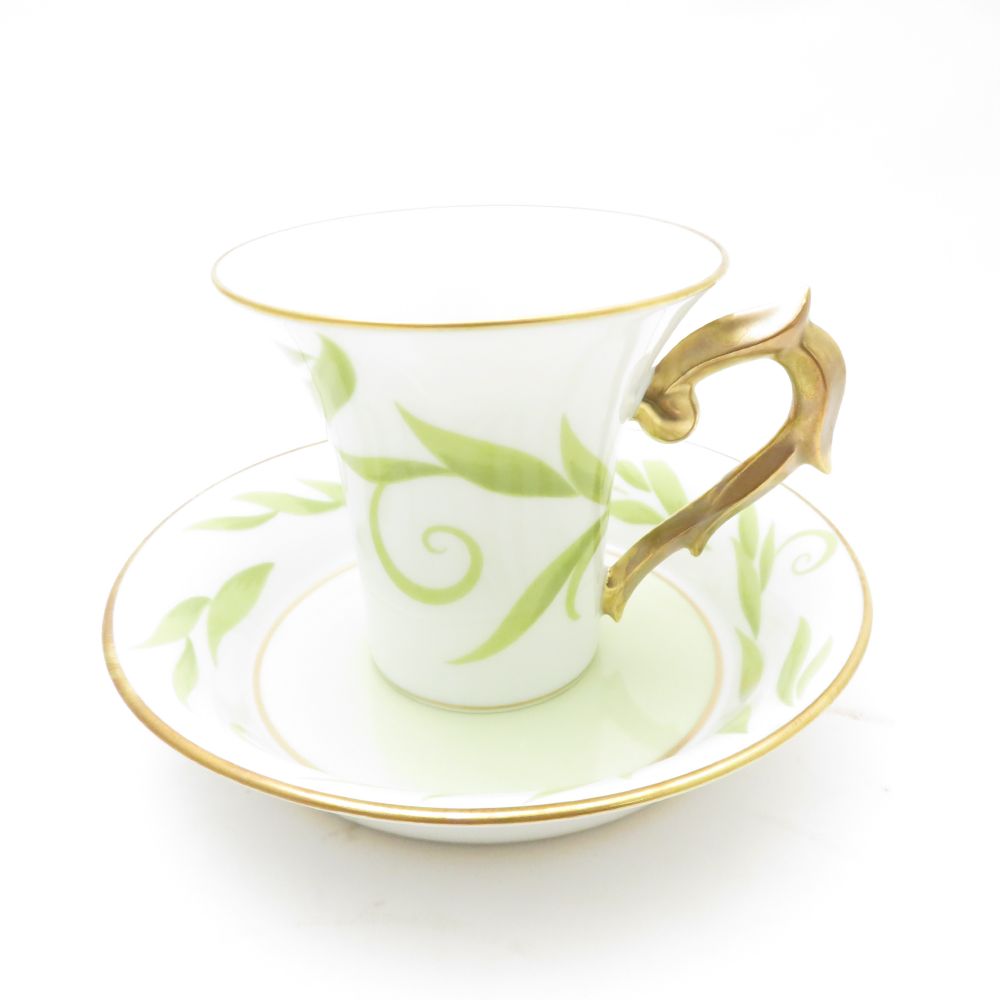 美品 BERNARDAUD LIMOGES ベルナルドリモージュ Frivole フリヴォル コーヒーカップ&ソーサー SC9492X2 【中古】
