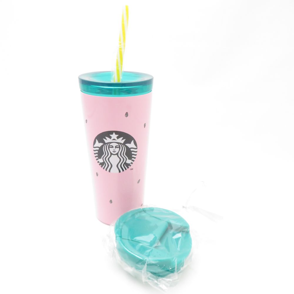 美品 STARBUCKS スターバックス スイカ ステンレスタンブラー 355ml スタバ 真空二重構造 SC9535F1 【..