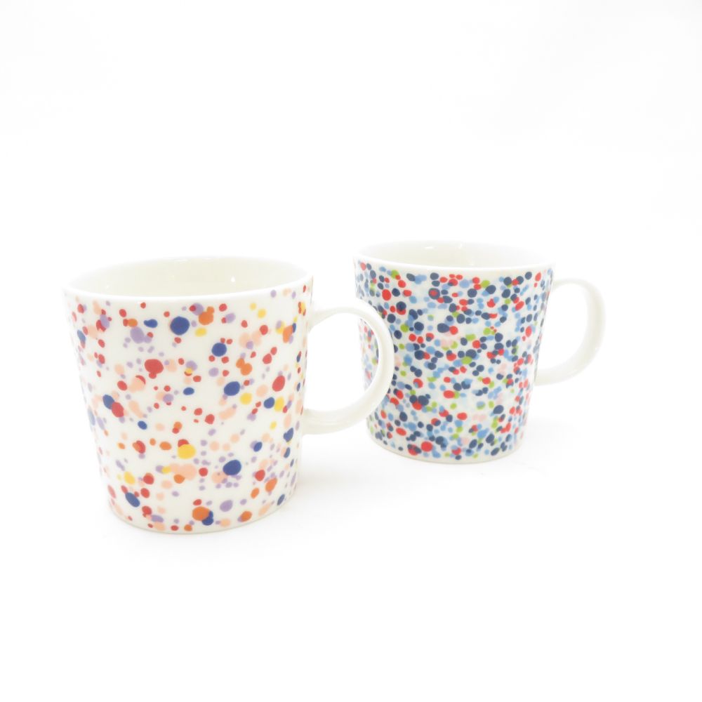iittala イッタラ ヘレ マグカップ 2点 アメジスト&ブルー 廃盤色 コップ SC9553A2 【中古】
