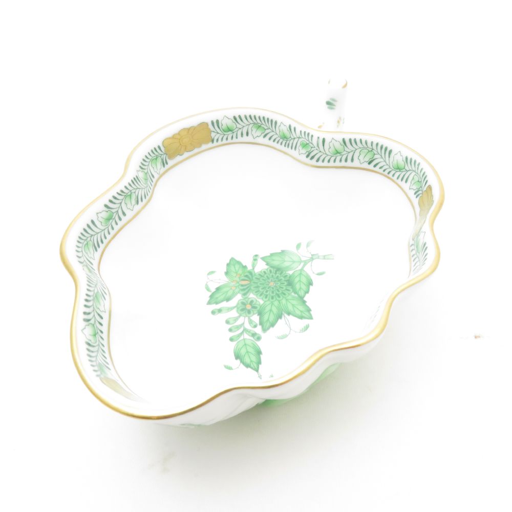 未使用 Herend ヘレンド アポニーグリーン オープンシュガー 砂糖 SM4805X2 【中古】