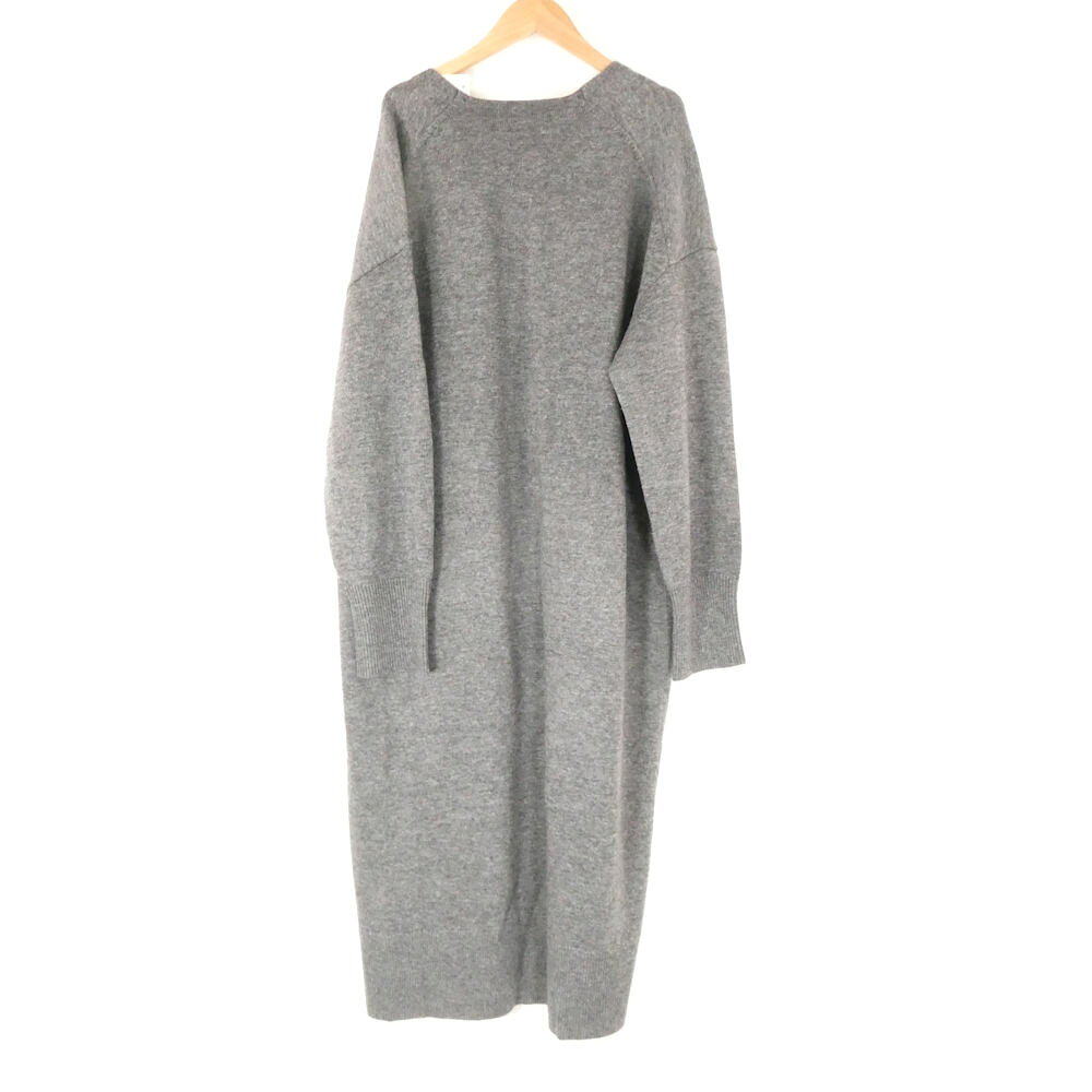 美品 Mila Owen ミラオーウェン 09WNO235036 深Vネックコクーンテールニットワンピース 1 ポリエステル他 長袖 ロング丈 レディース AY7102A7 【中古】 remove-store-10068173 reMOVE 楽天市場店 サンプル画像2