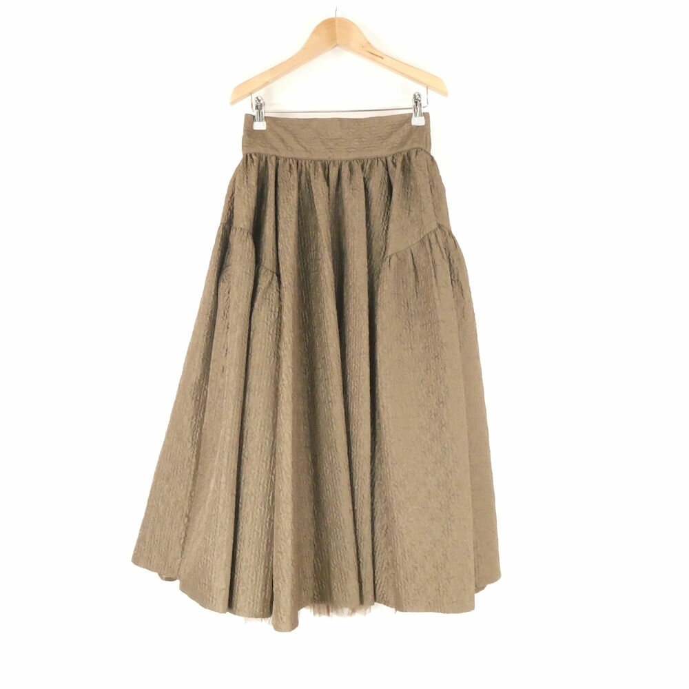 美品 LA BELLE ETUDE ラベルエチュード スカート F ポリエステル100％ ロング丈 パルーン レディース AD1264A74 【中古】