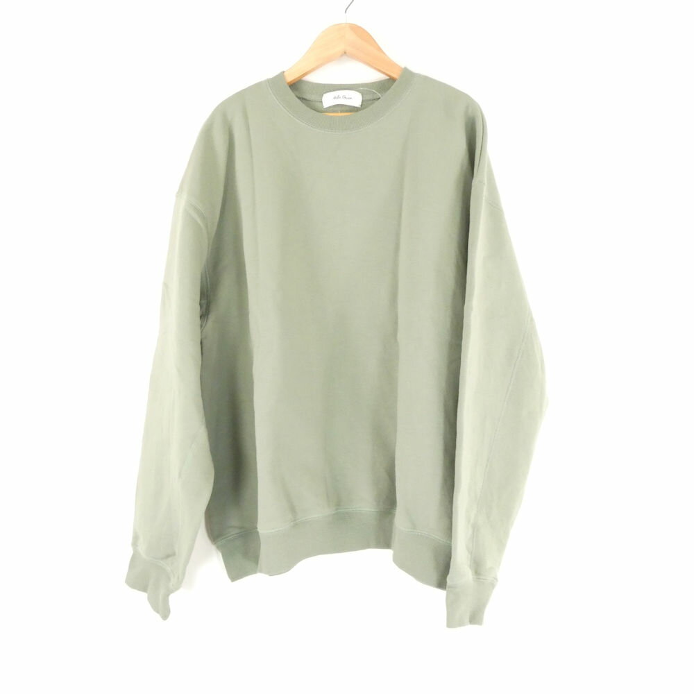 美品 Mila Owen ミラオーウェン 09WCT231033 フラットシーマソフトビッグトレーナー ONE SIZE 綿他 長袖 ミント レディース AO3...