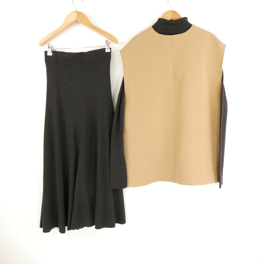 Mila Owen ミラ オーウェン 09WN0214221 セットアップ 1 XS～S相当 ポリエステル他 セット ロング丈 ベージュ タートルネック レディース AD1272A21 【中古】 remove-store-10068547 reMOVE 楽天市場店 サンプル画像2