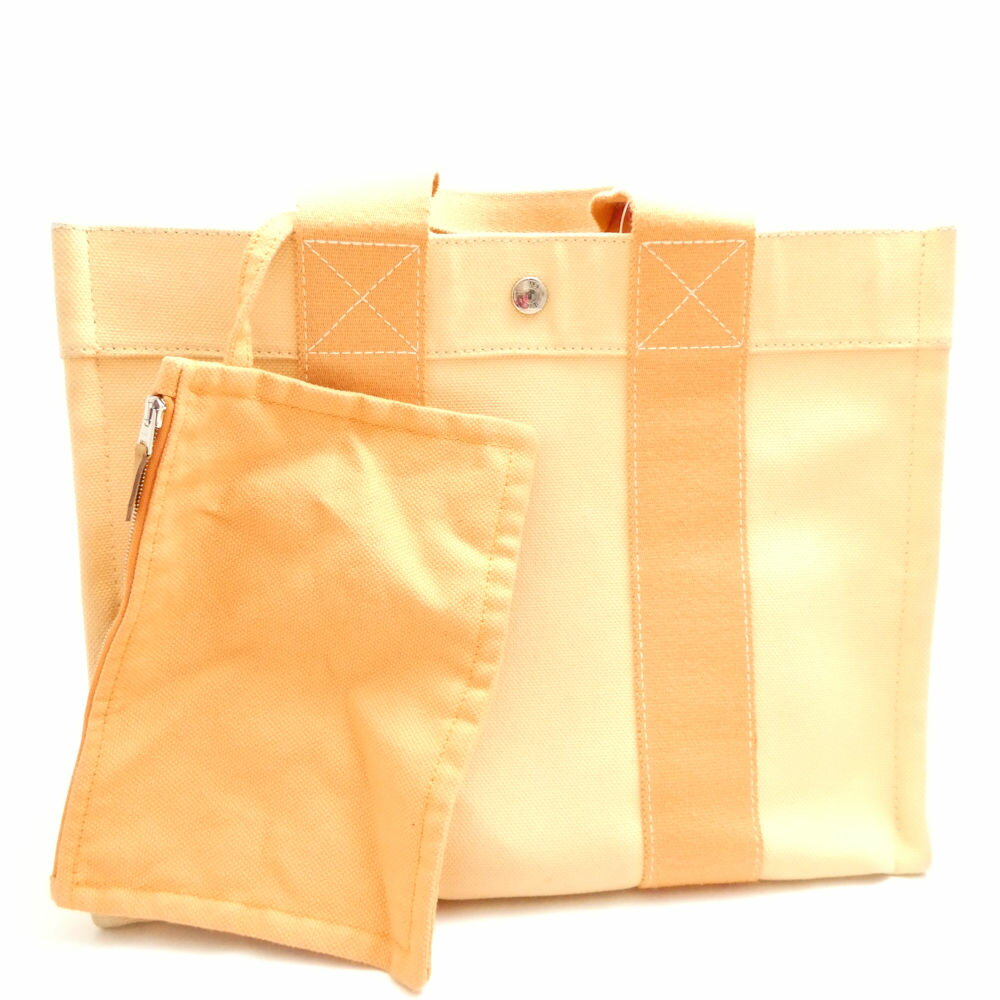 HERMES エルメス コキアージュPM トートバッグ キャンバス ポーチ付き レディース AC1691 【中古】