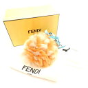 美品 FENDI フェンディ PON PON CHARM チャーム フォックスファー フルーツ チャーム パイナップル レディース AY7571 【中古】