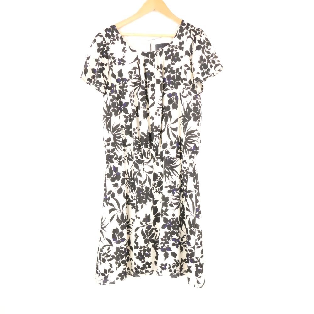 Loungedress ラウンジドレス ワンピース F ポリエステル100％ 半袖 花柄 ミディ丈 レディース AD1345A13 【中古】