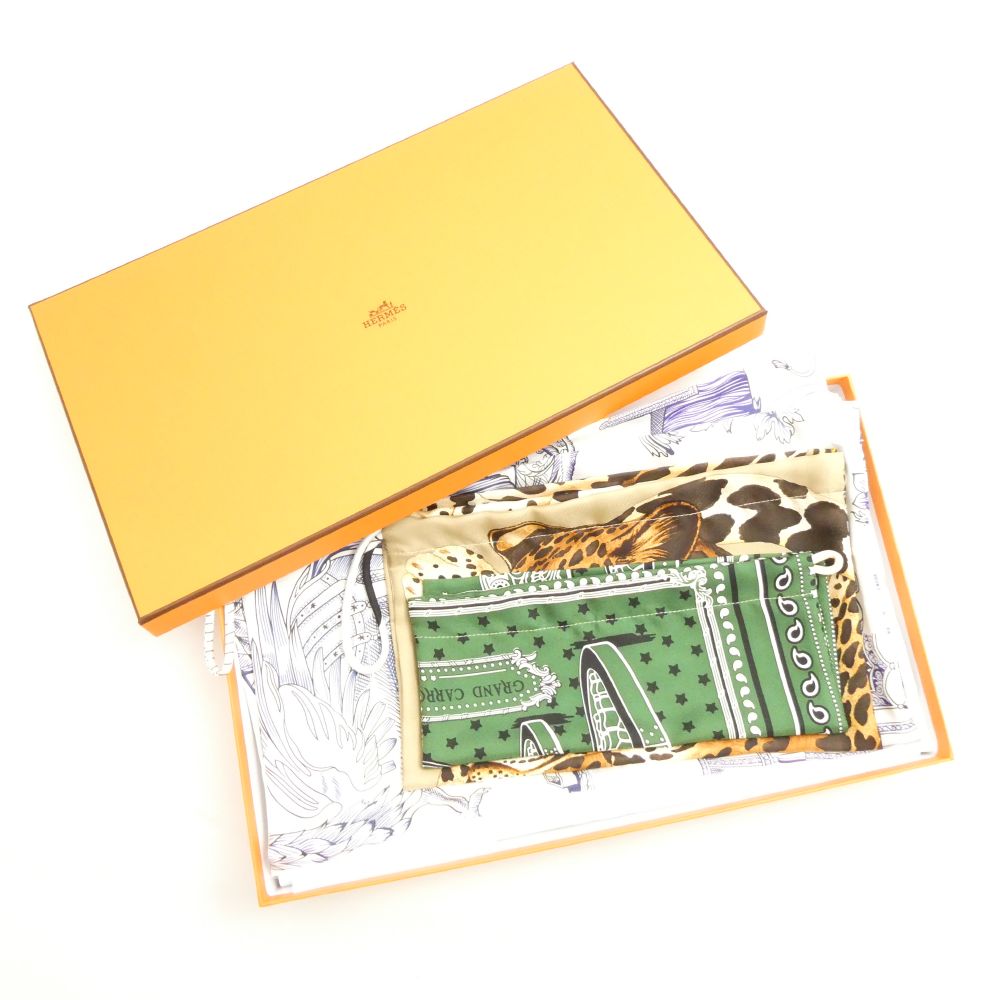 ̤���� HERMES ����᥹ petit h ���륯�ݡ��� 3�� ���륯 ���å� ��ǥ����� AY7749W3 ����š�