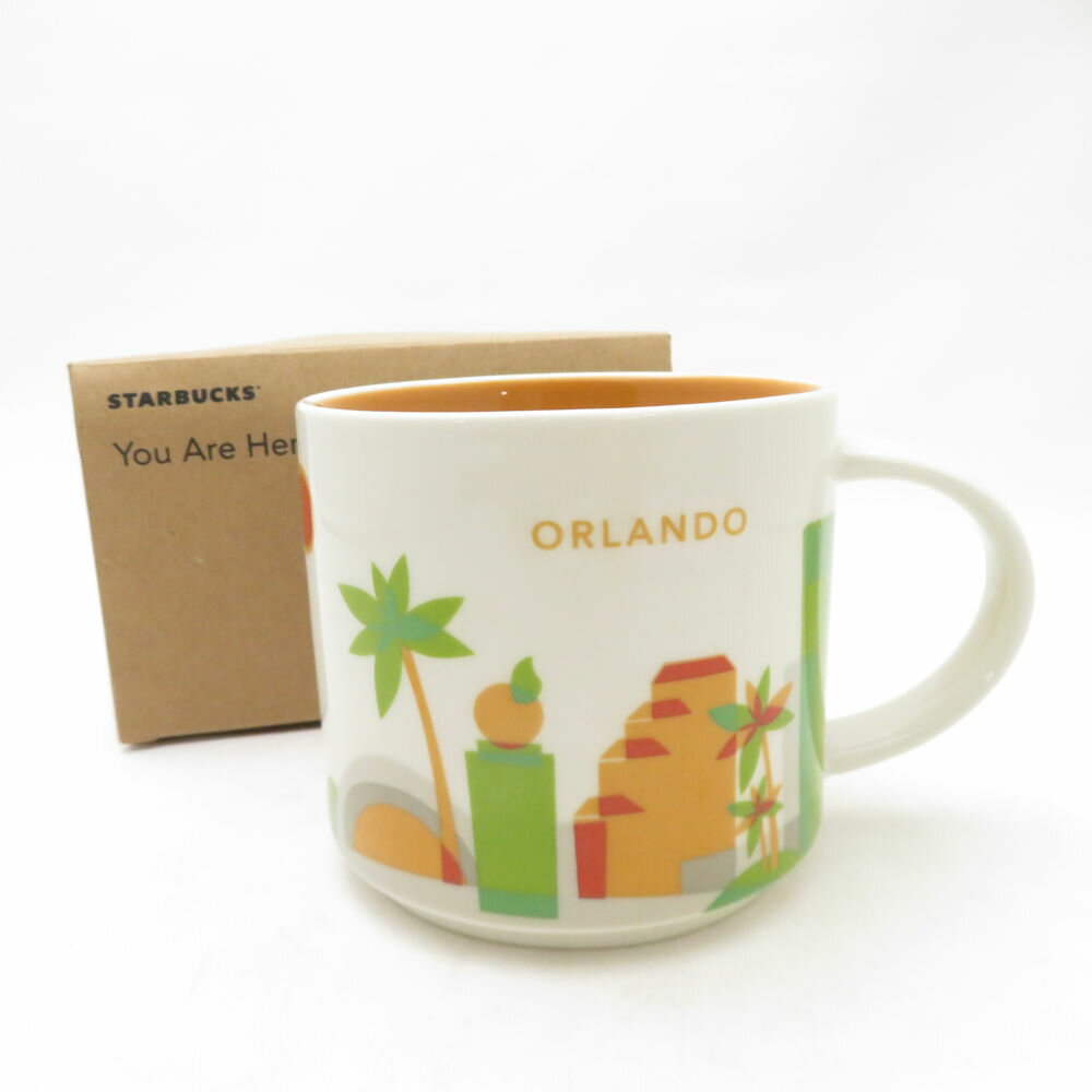 未使用 STARBUCKS スターバックス YOU ARE HERE COLLECTION オーランド マグカップ コップ SY13681H2 【中古】