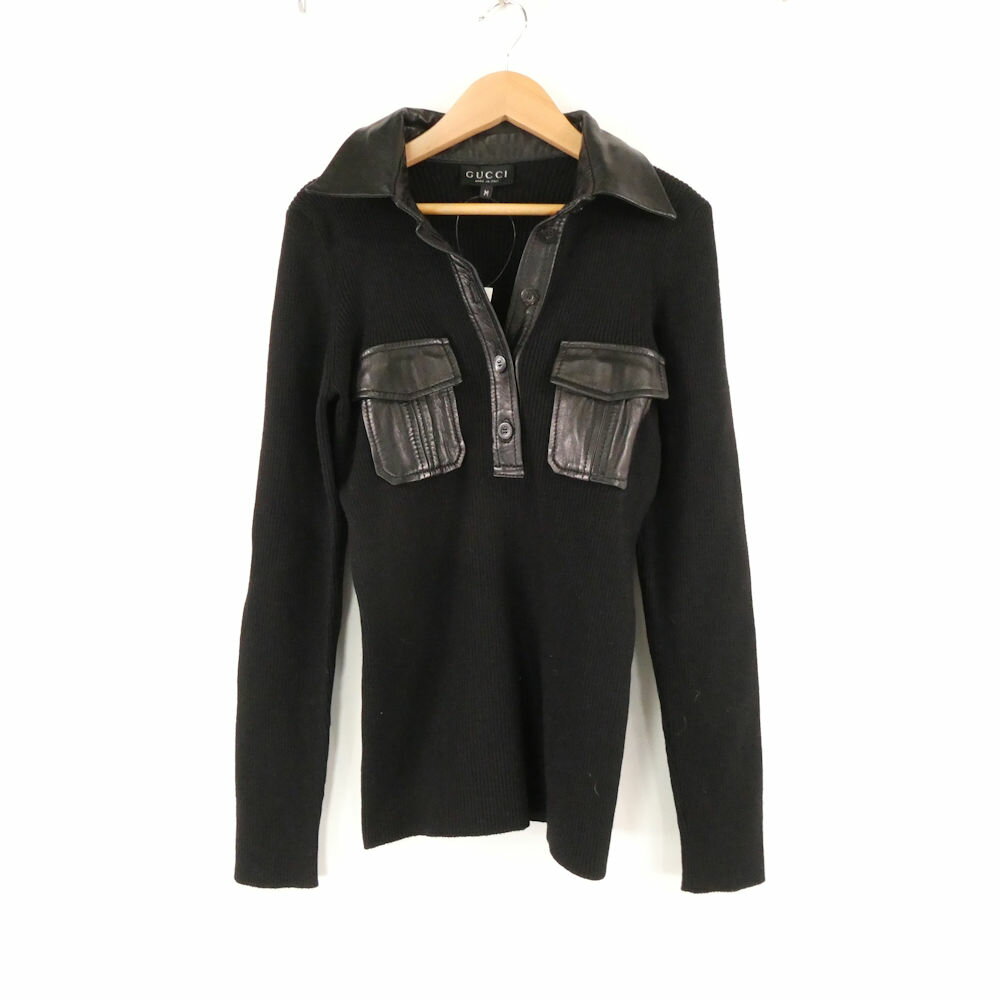 ���� GUCCI ���å� �쥶���ڤ��ؤ���֥˥å� M ������¾ Ĺµ �ȥåץ� ��ǥ����� AO3538A3 ����š�