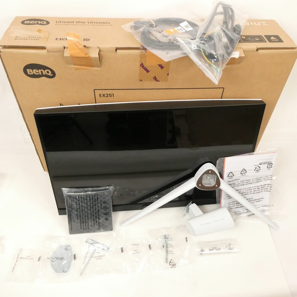 美品 BenQ ベンキュー MOBIUZ EX251 24.5インチ ゲーミングモニター FPS eスポーツ 1ms 220Hz HY1761 【中古】