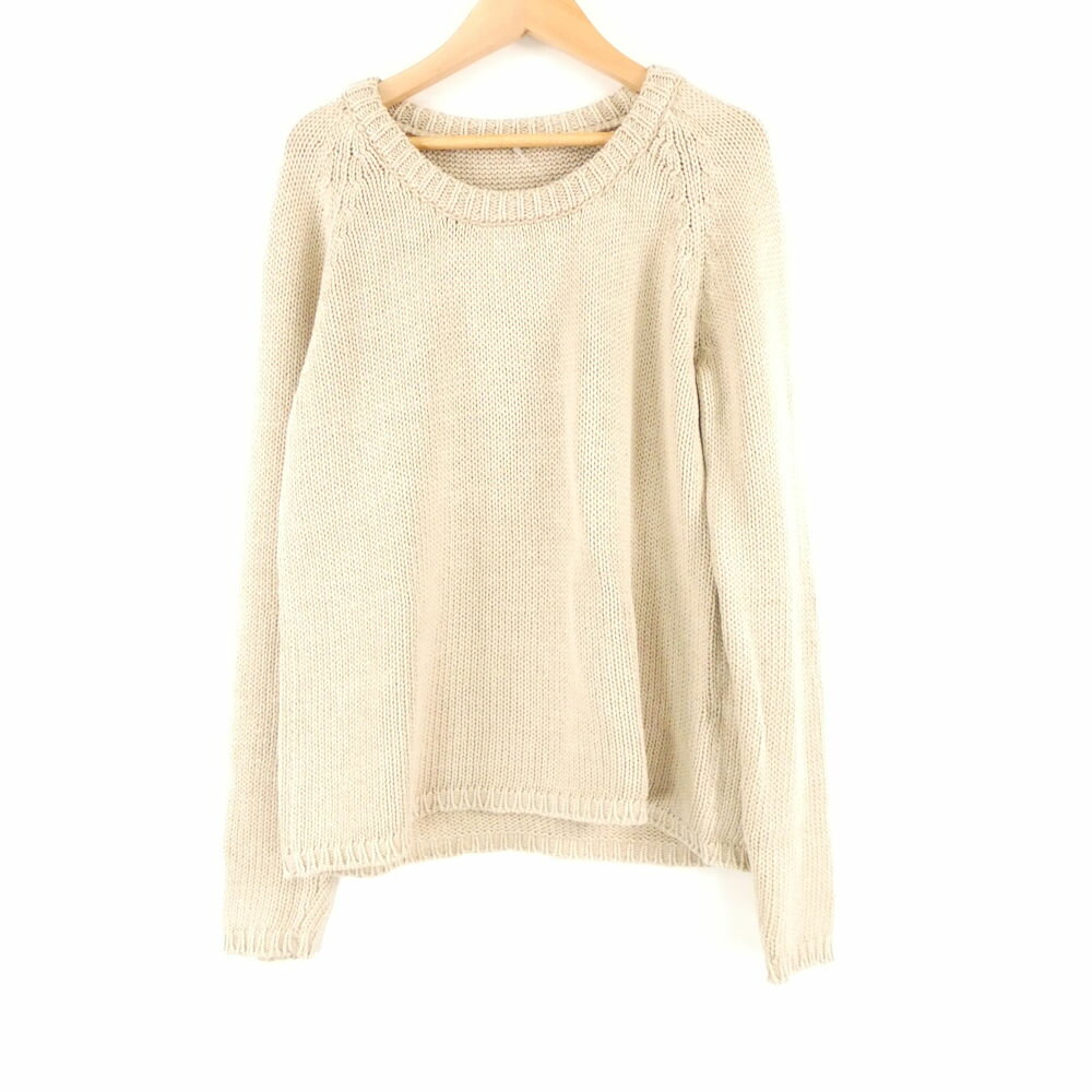 massimo alba マッシモアルバ ニットセーター XS コットン100％ 長袖 レディース AY7736A18 【中古】