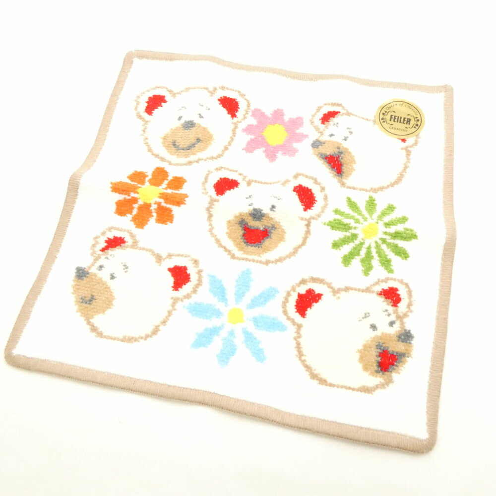 未使用 FEILER フェイラー リーベ タオルハンカチ 25×25cm AY7709 【中古】