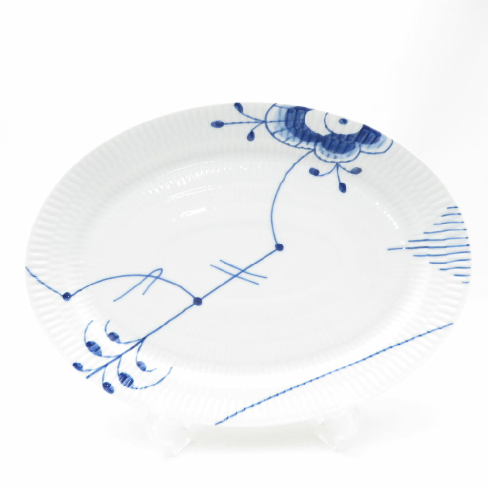 ���� ROYAL COPENHAGEN ������륳�ڥ�ϡ����� �֥롼�ե롼�ƥåɥᥬ �����Х�ǥ��å��� 28cm�ץ졼�� �ʱ� �绮 �ơ��֥륦���� SU1...