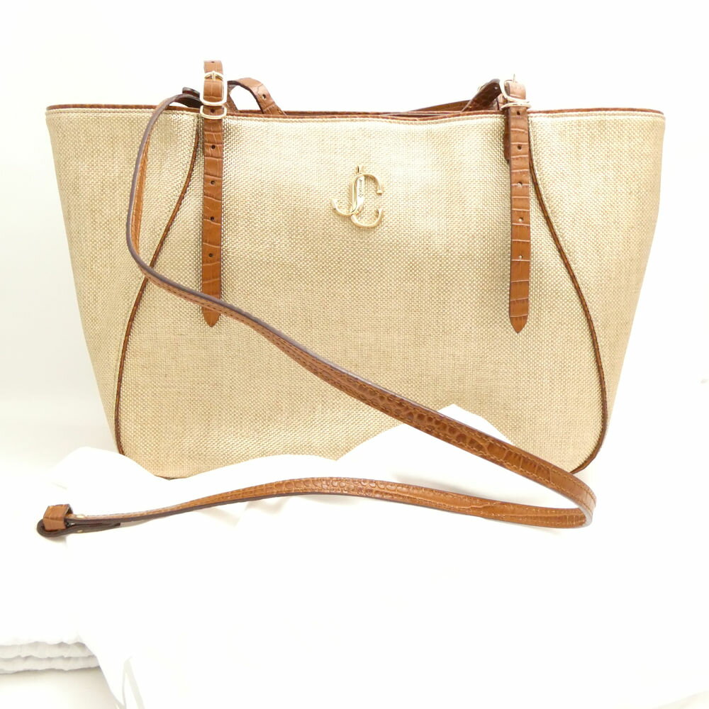 mｍczo 新品、未使用　JIMMY CHOO ベージュ ショルダー 中古・古着通販】JIMMY CHOO (ジミーチュウ) パイソン チェーン