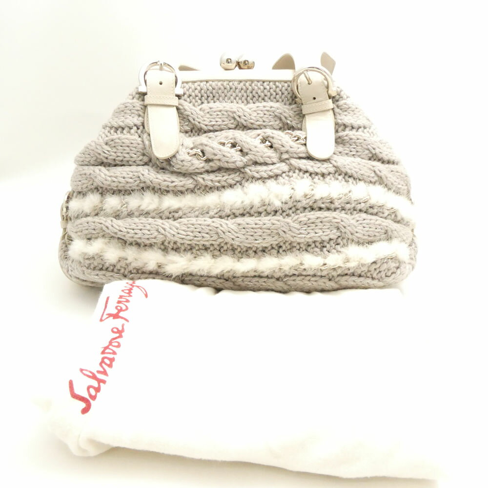 ���� Salvatore Ferragamo �ե��饬�� �ϥ�ɥХå� �˥å� ���޸� ��ǥ����� AM7843 ����š�