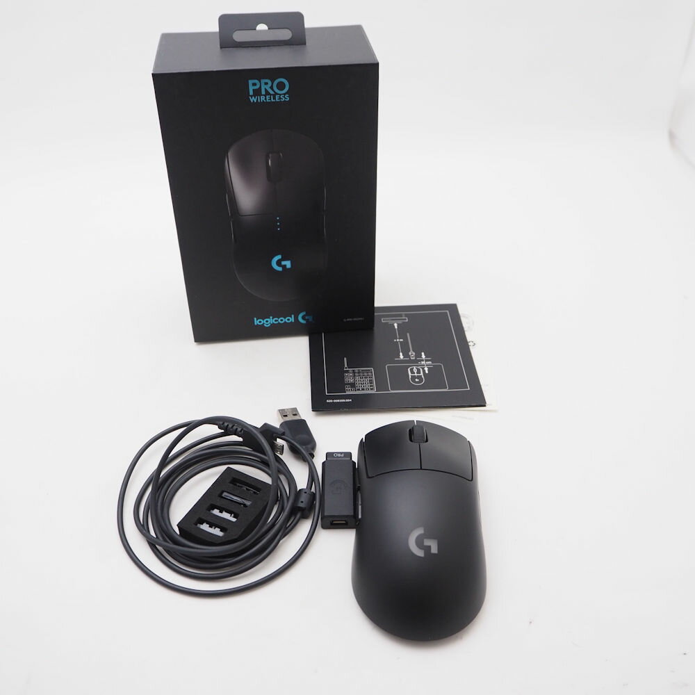 美品 logicool G ロジクール G G-PPD-002WLr ゲーミングマウス 有線 無線 HN240 【中古】