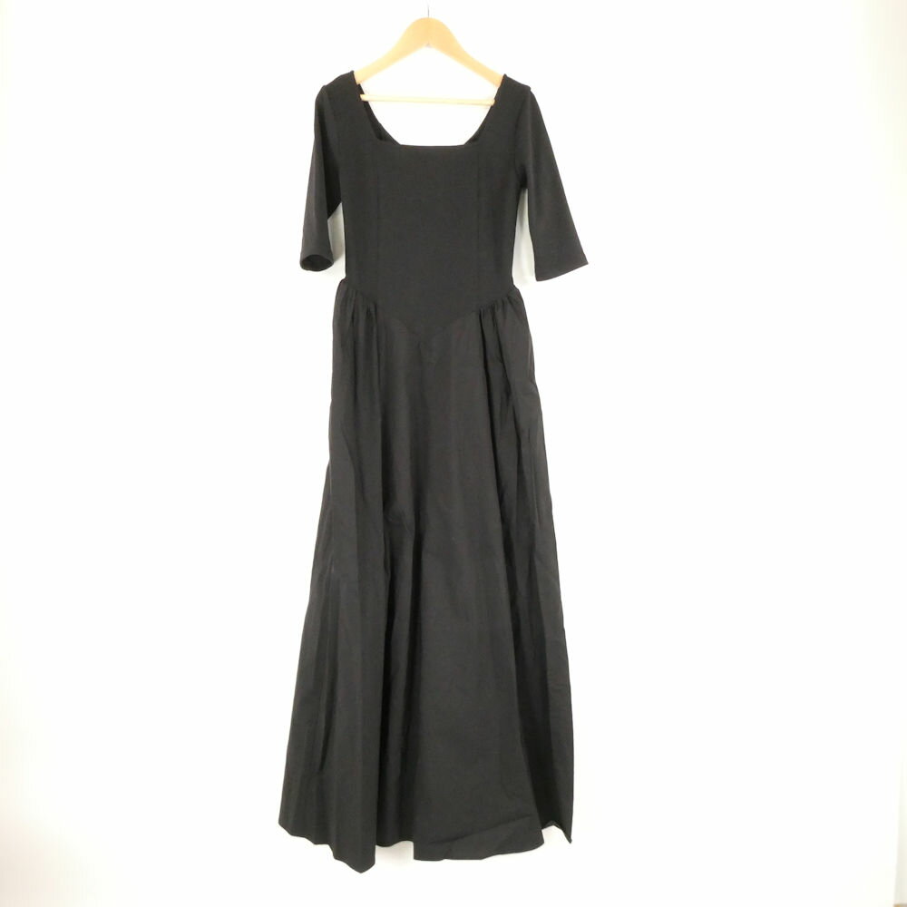 美品 LAGUNAMOON ラグナムーン ワンピース M ポリエステル他 半袖 マキシム丈 リブ レディース AD1303A30 【中古】