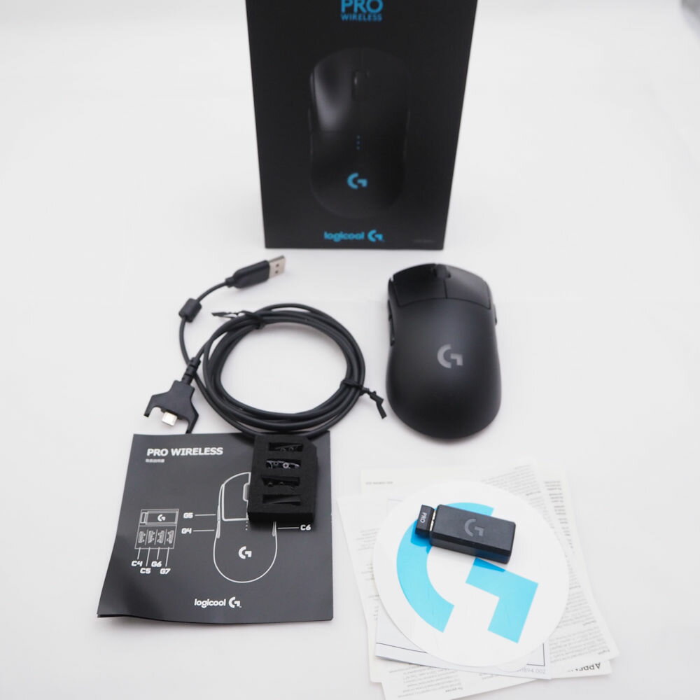 logicool G ロジクール G G Pro Wireless ゲーミングマウス PC周辺機器 有線 無線 HERO HD216 【中古】