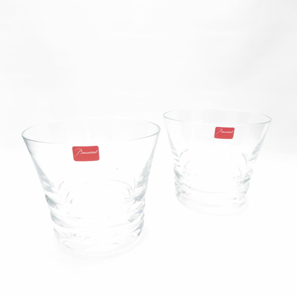 Baccarat バカラ ローラ タンブラー 2点 ペア ロックグラス オールドファッション SC9334J2 【中古】