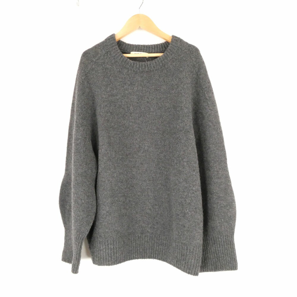 MOGA モガ CHESSミドルゲージプルオーバーニット ニットセーター 2 ウール100％ 長袖 レディース AM7574A25 【中古】