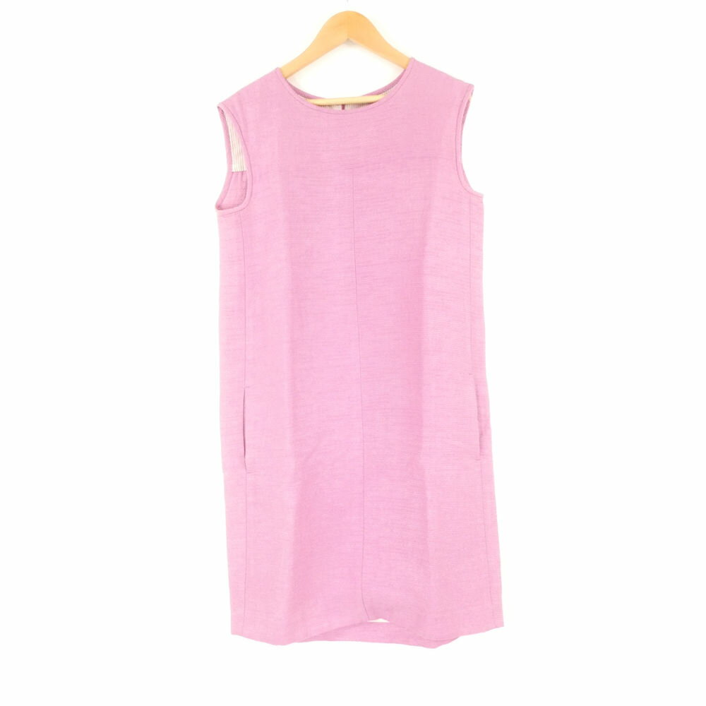 Smaxmara エスマックスマーラ ワンピース 36 S コットン 他 ノースリーブ ひざ下丈 レディース AM7618A19 【中古】