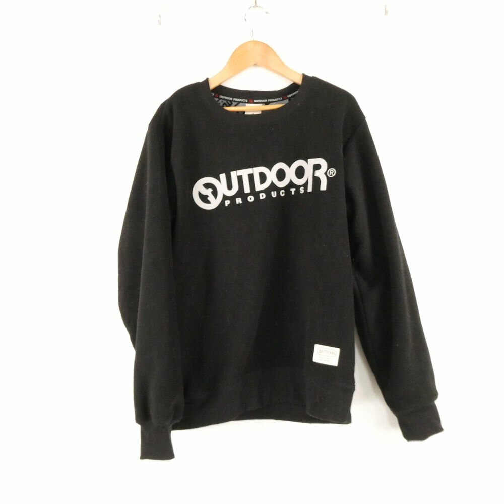 美品 OUTDOOR PRODUCTS アウトドアプロダクツ C606AER スウェット 1点 M ポリエステル100％ 長袖 裏起毛 フリース メンズ AM7733A67 【中古】