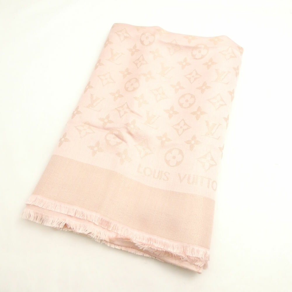 LOUIS VUITTON ルイヴィトン ショール モノグラムシャイン M70805 ストール 1点 シルク 他 レディース AY7586W1 【中古】