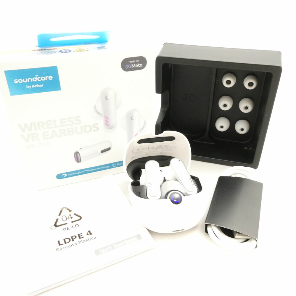 美品 ANKER アンカー Soundcore VR P10 ワイヤレス イヤホン 1点 無線 HM932 【中古】