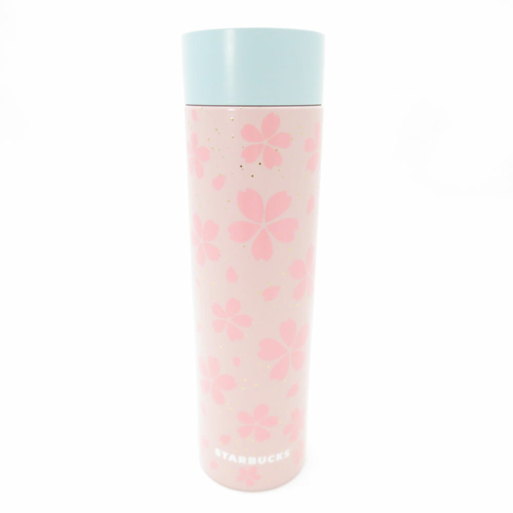 美品 STARBUCKS スターバックス SAKURA2021 ステンレスボトルB 1点 350ml スタバ 水筒 SC10143P1 【中古】