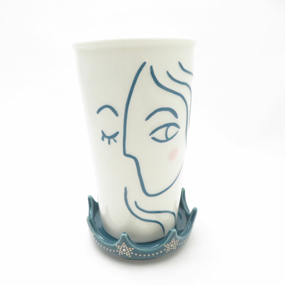 未使用 STARBUCKS スターバックス 2017アニバーサリー クラウン セラミックカップ 1点 296ml スタバ SC9885B4 【中古】