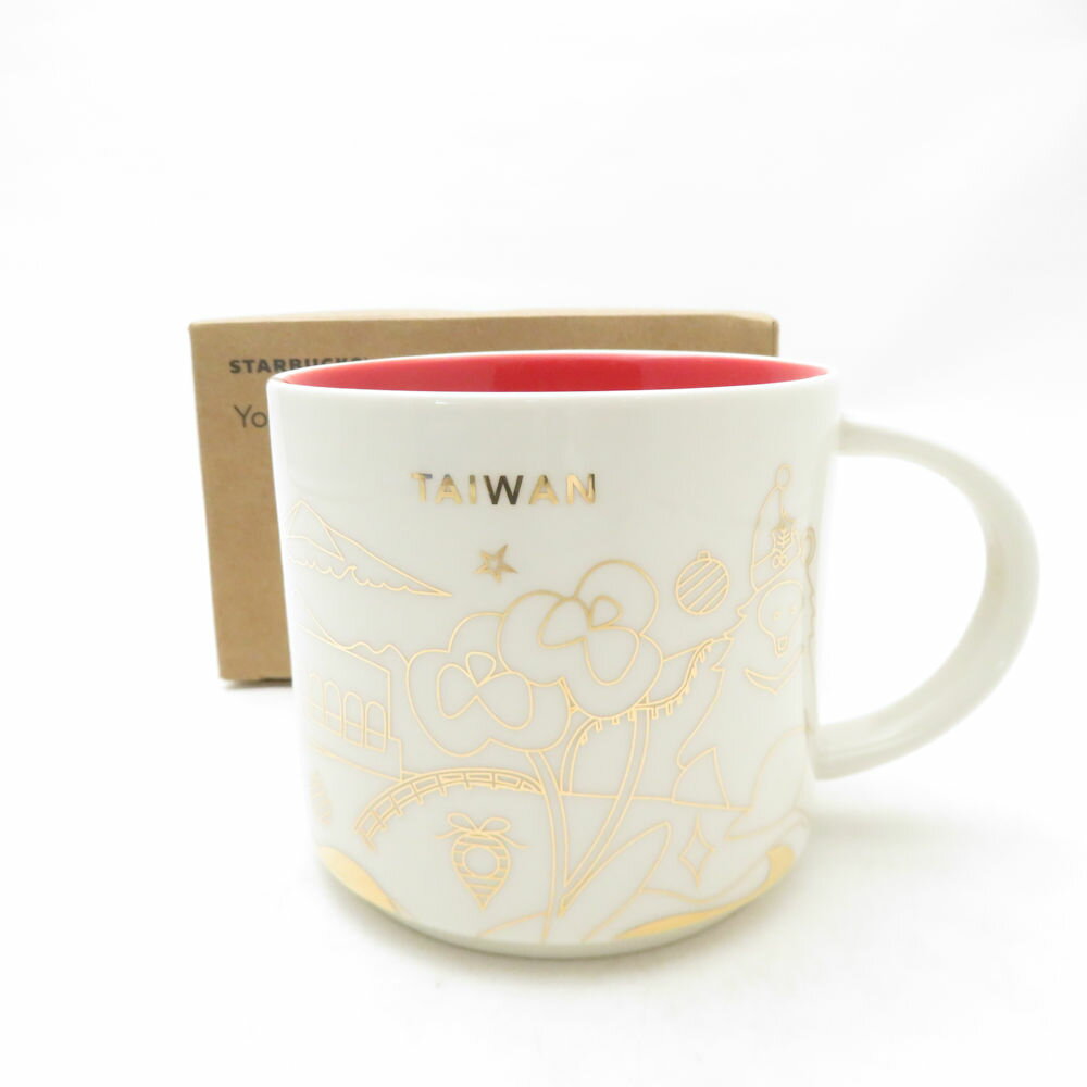 未使用 STARBUCKS スターバックス You are Here Collection 台湾 2017 クリスマス マグカップ 1点 414ml スタバ 海外限定 コップ SC9890B4 【中古】