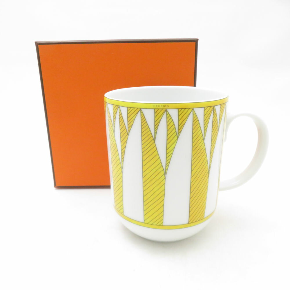 未使用 HERMES エルメス ソレイユ ドゥ エルメス No2 マグカップ 1点 SM4911B1 【中古】