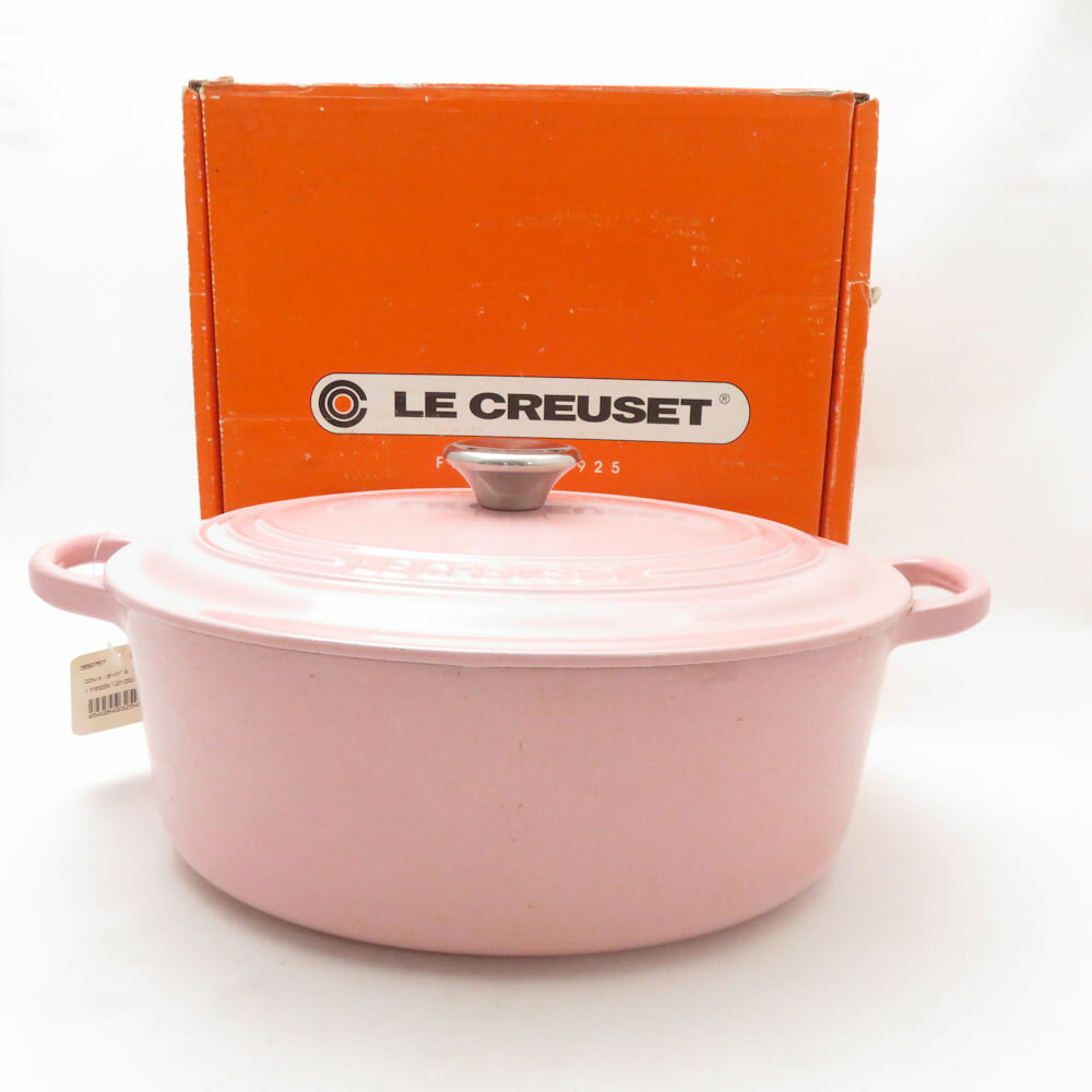 未使用 Le Creuset ルクルーゼ ココット オーバル 両手鍋 1点 27cm SN476Z  ...