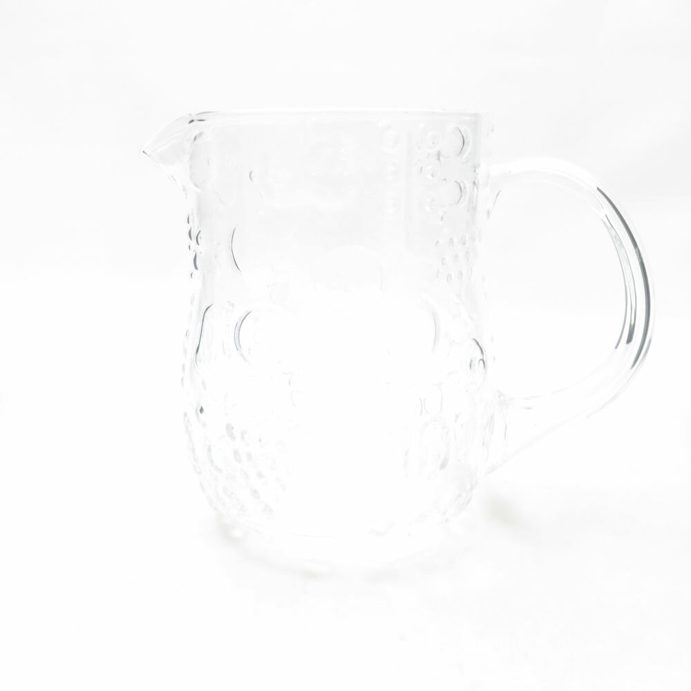 美品 iittala イッタラ フルッタ ピッチャー 1点 無鉛ガラス 1L クリア 水差 ジャグ 北欧 フィンランド SU13532B4 【中古】