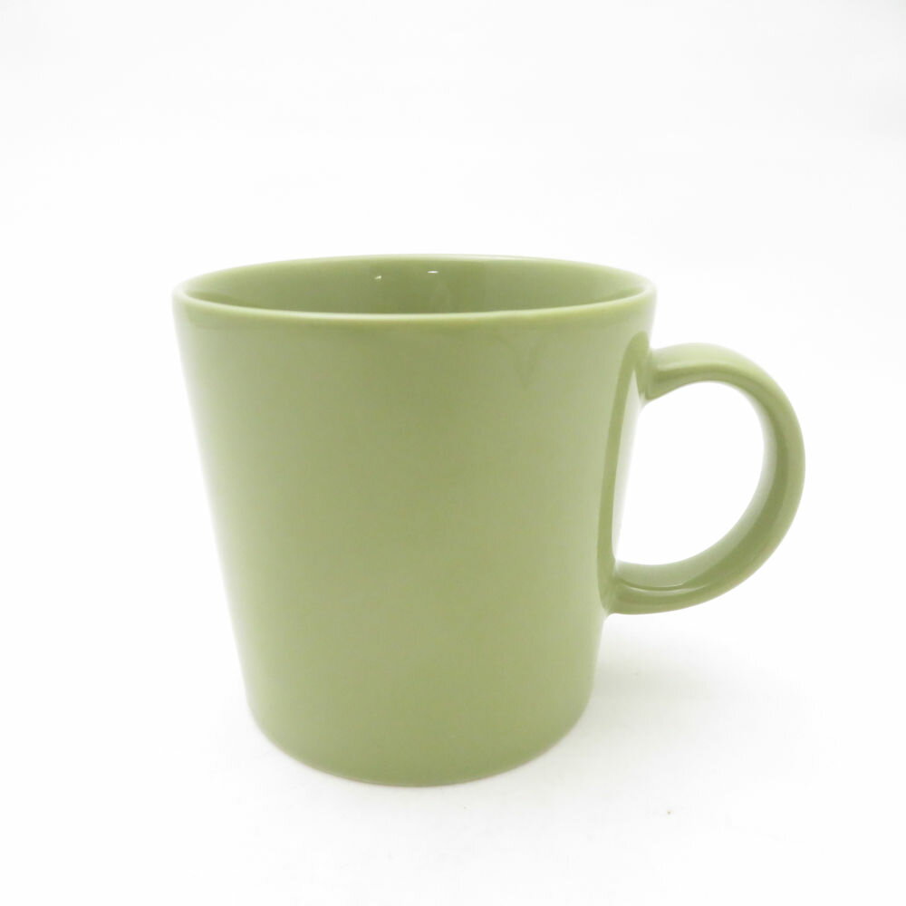 美品 iittala イッタラ ティーマ オリーブグリーン マグカップ 1点 限定 ティー コーヒー 北欧 フィンランド SU13580G1 【中古】
