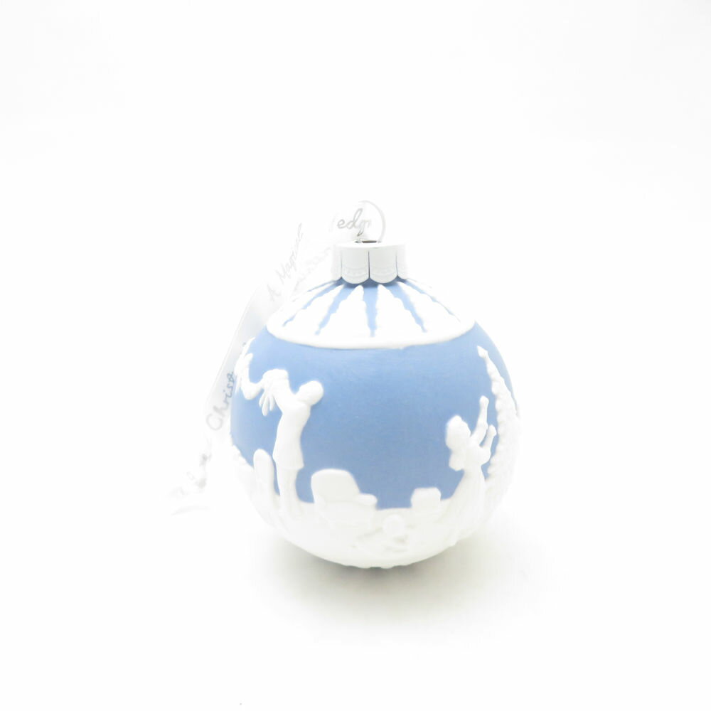 美品 WEDGWOOD ウェッジウッド ジャスパー ホリディ 2023 クリスマスデコレーション オーナメント 1点 ホリデー 置物 飾り オブジェ SU13592G1 【中古】