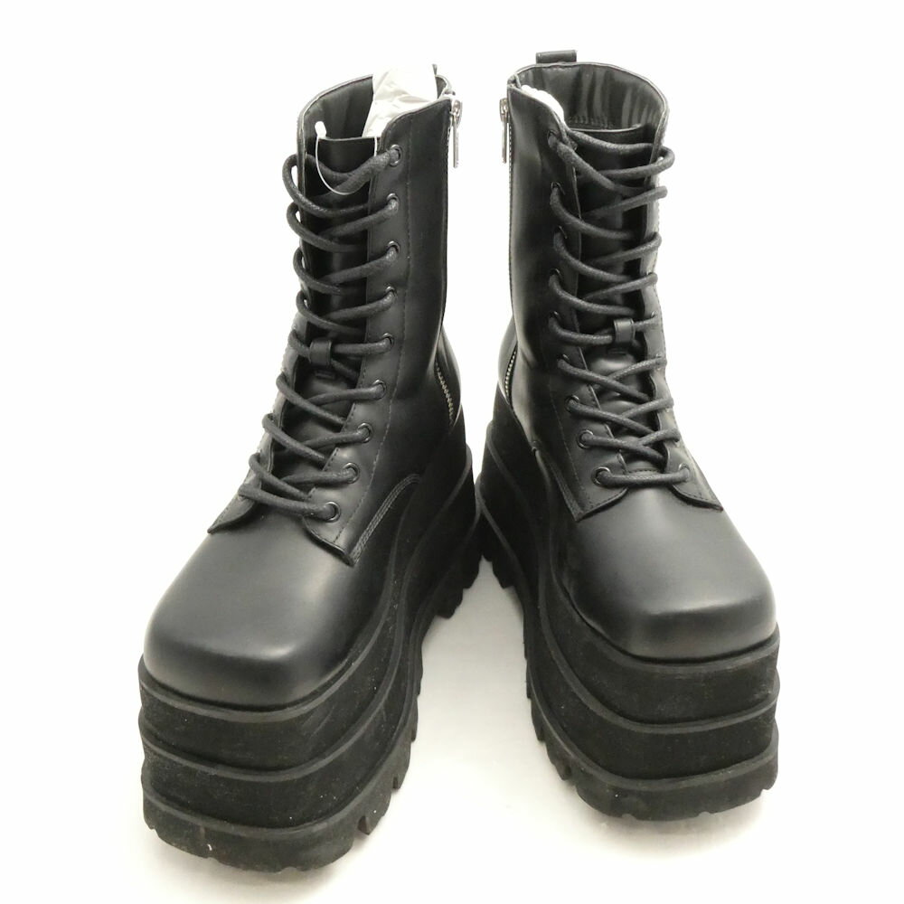 Darich ダーリッチ ブーツ L 厚底 レースアップ スクエアトゥ レディース AM7994 【中古】