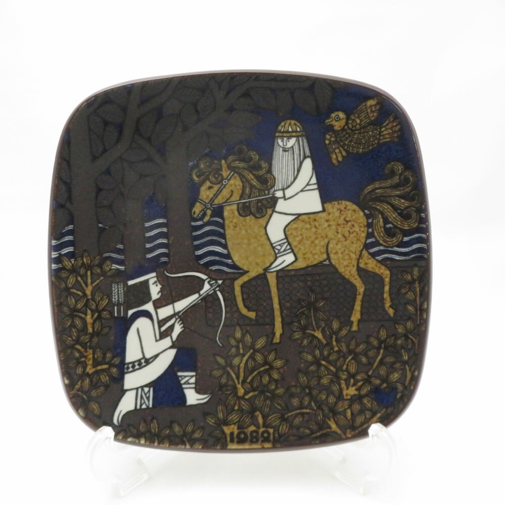 未使用 ARABIA アラビア Kalevala カレワラ 1982年 イヤープレート 飾り皿 絵皿 北欧 フィンランド SC10161D1 【中古】