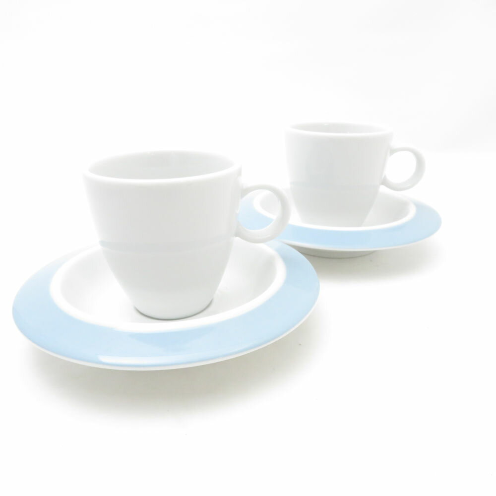 ALESSI アレッシィ デミタスカップ＆ソーサー 2客 ペア SY13695T1 【中古】