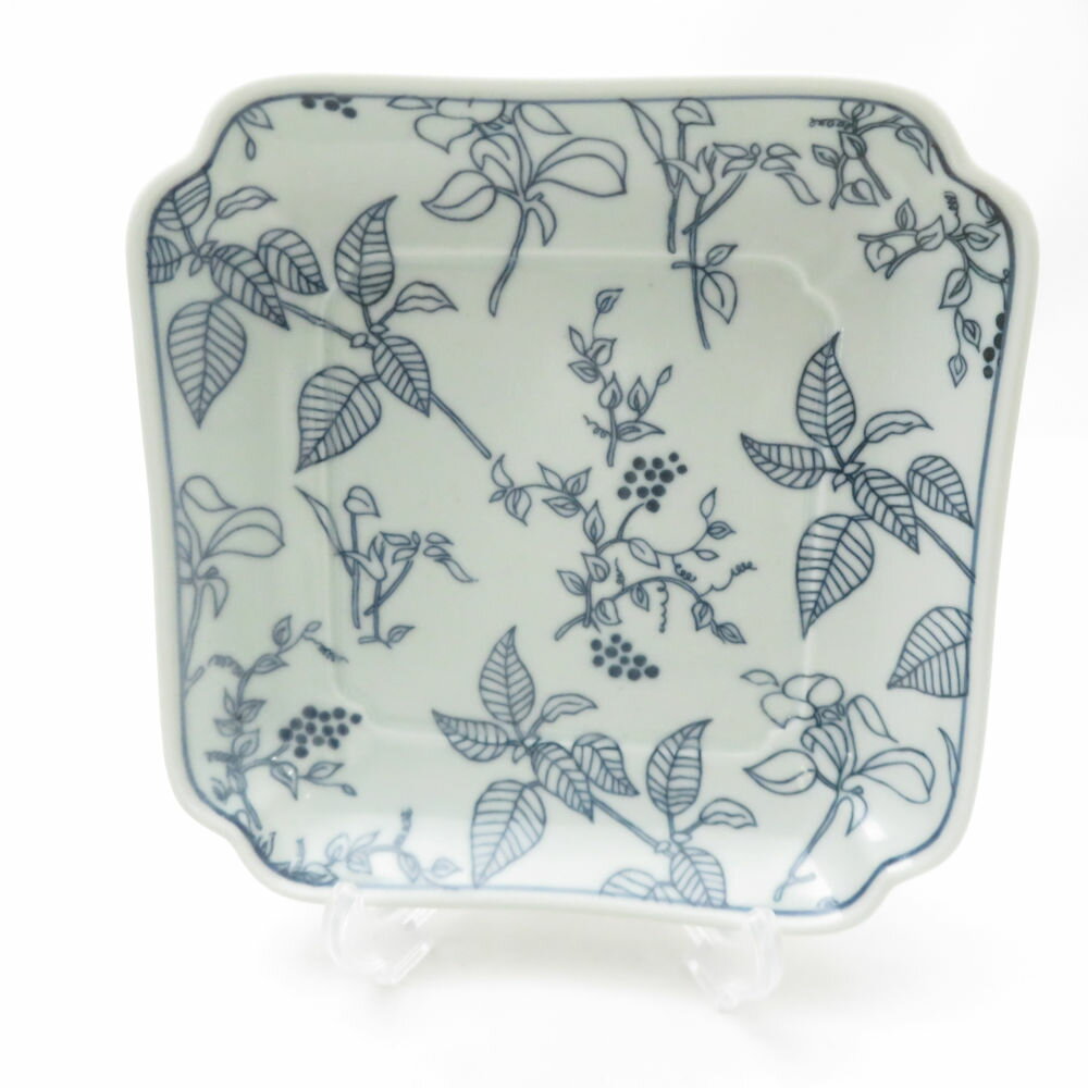 美品 artek アルテック scope Lehti 正角 木瓜角皿 15cm スクエアプレート SY13696T1 【中古】