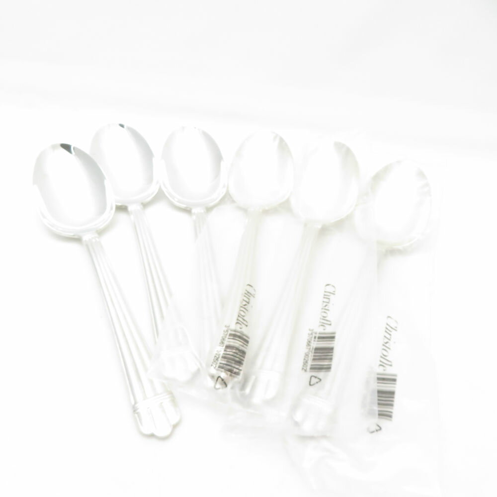 未使用 Christofle クリストフル アリア ディナースプーン 6点 セット SM4857S2 【中古】