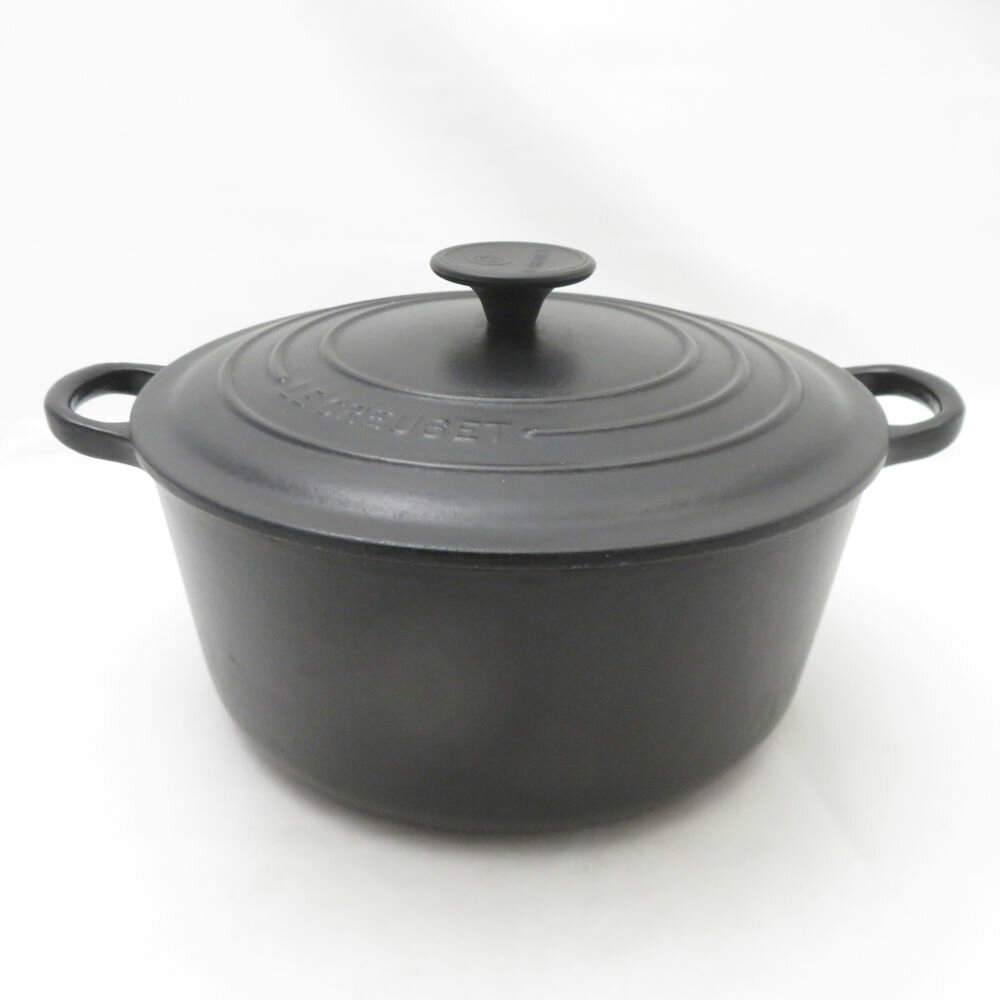 Le Creuset ルクルーゼ ココット ロンド 両手鍋 24cm ほうろう ホーロー SM496 ...