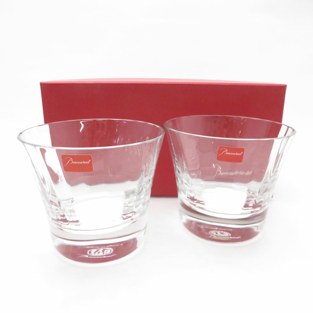未使用 Baccarat バカラ ミルニュイ タンブラー 2点 ペア ロックグラス オールドファッション SM4970L2 【中古】