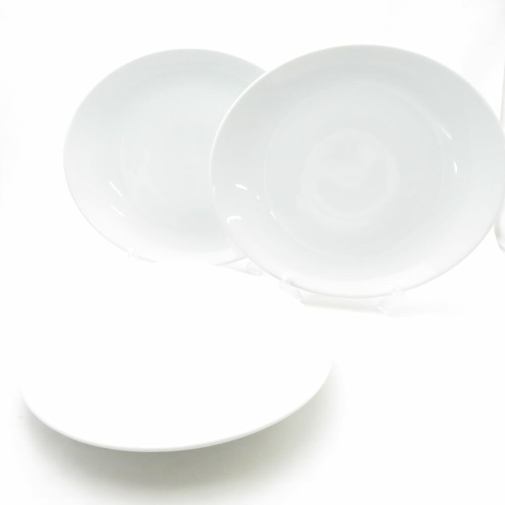 美品 PILLIVUYT ピリヴィッツ オーバルプレート 3枚 ポーセリン セット ステーキ 大皿 業務用食器 フランス SU13541B3 【中古】